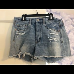 American Eagle Blue Jean Shorts